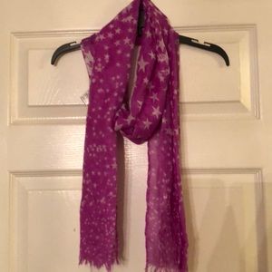 Purple scarf